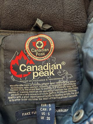 Abrigo Canadian original talla S