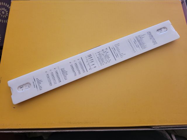 Regla de cálculo Graphoplex.