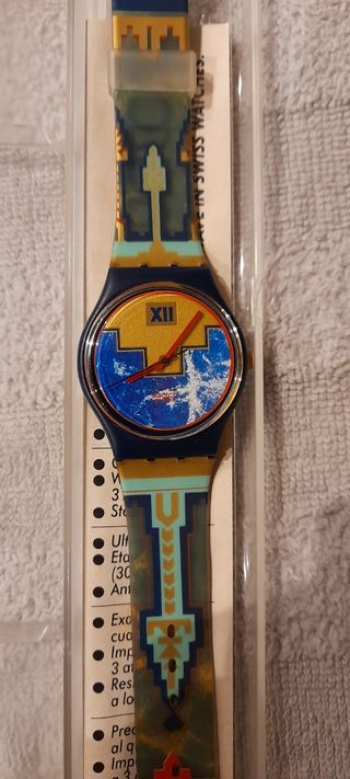 Swatch Blue Flamingo 
