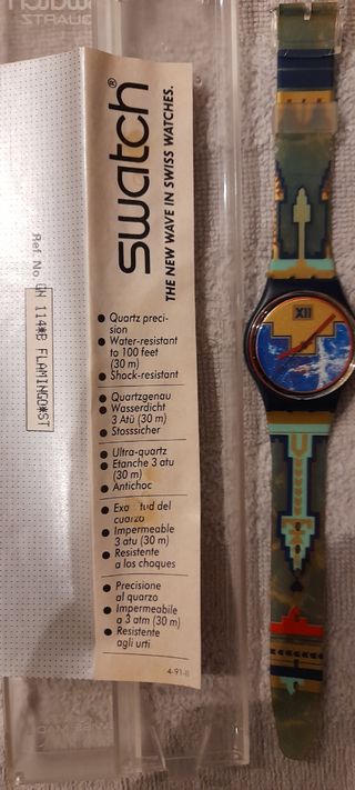 Swatch Blue Flamingo 