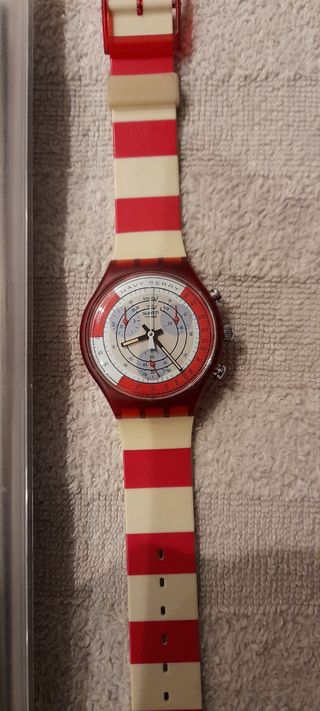 Swatch Chrono Navy Berry 