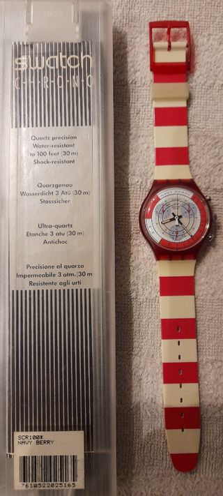 Swatch Chrono Navy Berry 