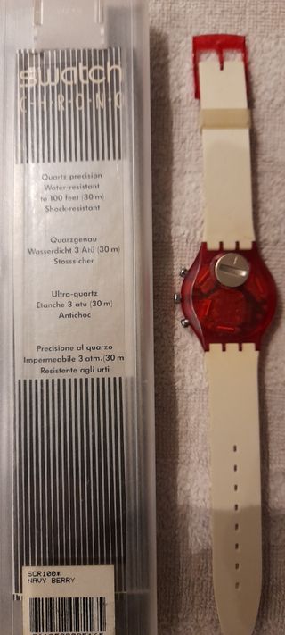 Swatch Chrono Navy Berry 
