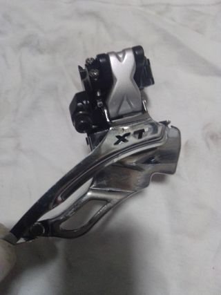 desviador plato. Shimano xt.