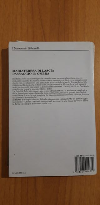 Libro Passaggio in ombra