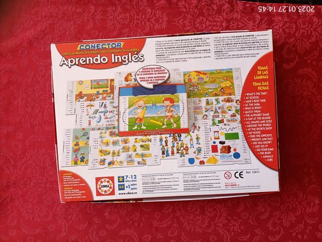 Juego aprender ingles 7-12 años de Educa