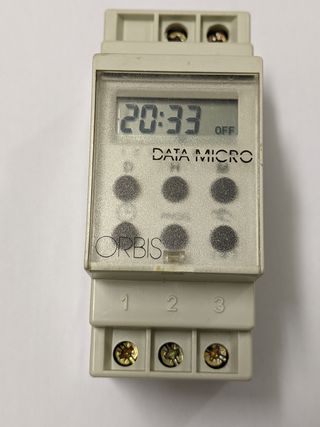 Reloj Piscina Orbis Data Log Temporizador Digital Programable