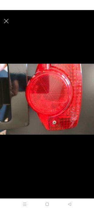 Porta targa con faro Honda 350 Four