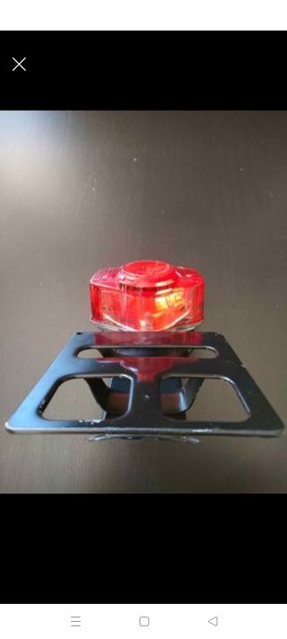 Porta targa con faro Honda 350 Four