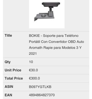 Soporte de movil para coche con aromaterapia