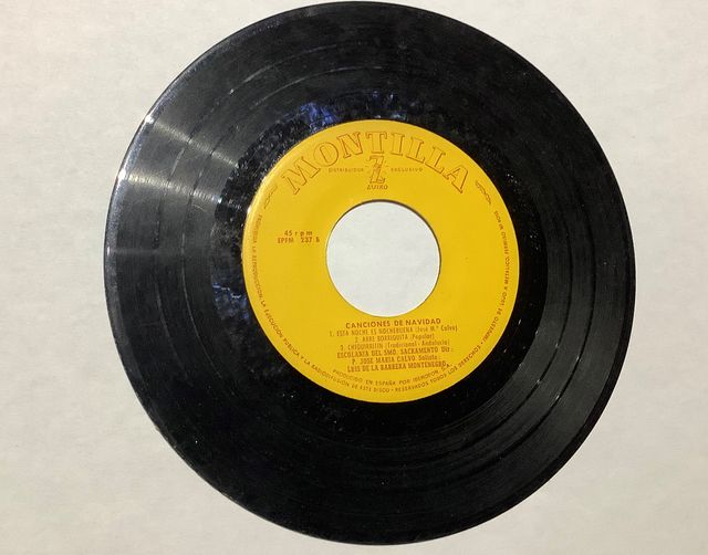 Single Vinilo Canciones de Navidad - 1962