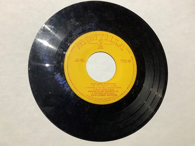 Single Vinilo Canciones de Navidad - 1962