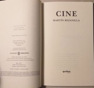 MARTÍN BEZANILLA. CINE. POESÍA. CANTABRIA.