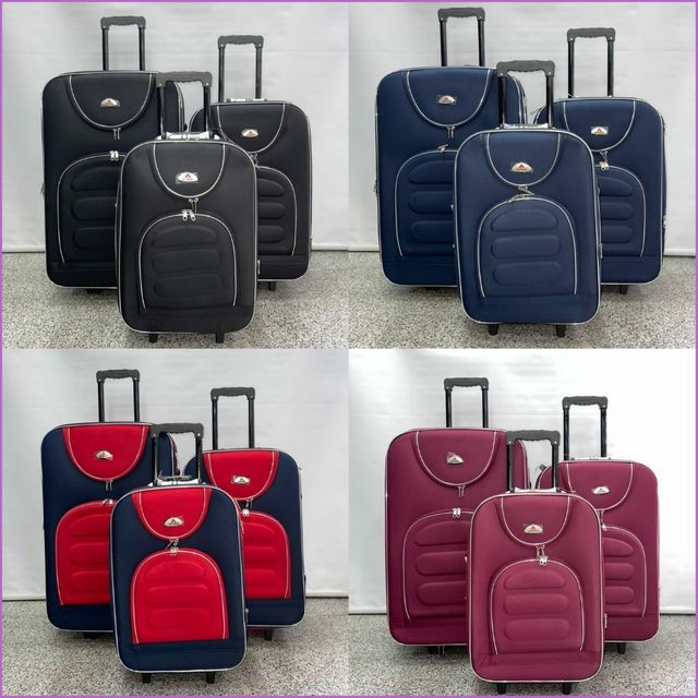 conjuntos de 3 maletas de 24 20 10 kilos