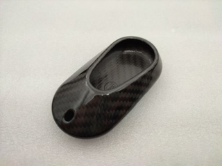FUNDA LLAVE NUEVA MERCEDES EN CARBONO NEGRO