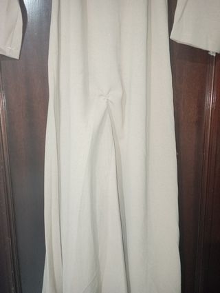 Vestido Estilo Gabardina Beige