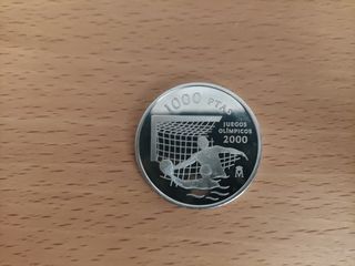 Moneda 1000 pesetas Plata FMNT Juegos Sidney 1999