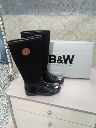 Botas altas de agua y de vestir 39 B&W