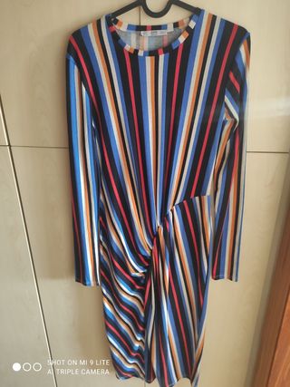 vestido Zara rayas