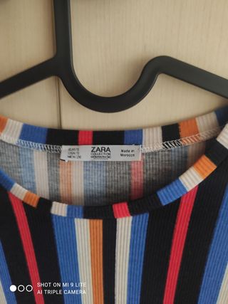 vestido Zara rayas
