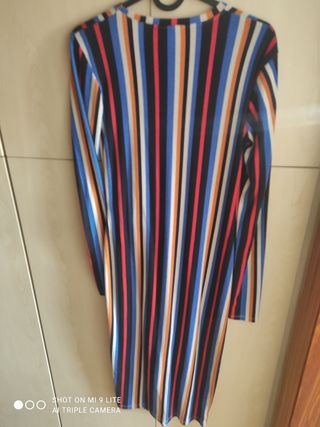 vestido Zara rayas