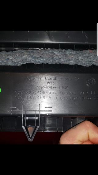 skoda superb 3V revestimiento maletero