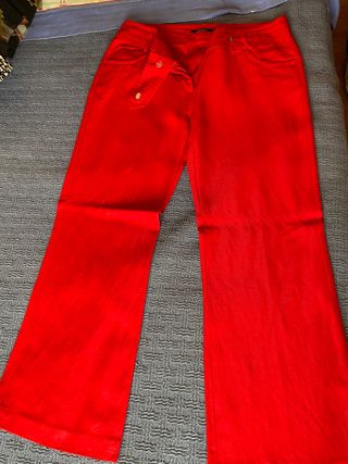 Conjunto traje rojo mujer