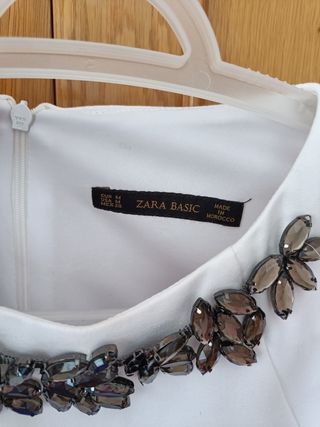 Vestido blanco collar