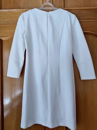 Vestido blanco collar
