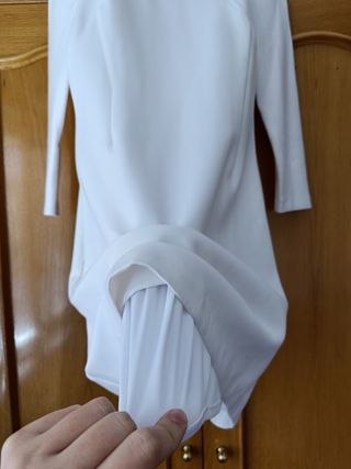 Vestido blanco collar