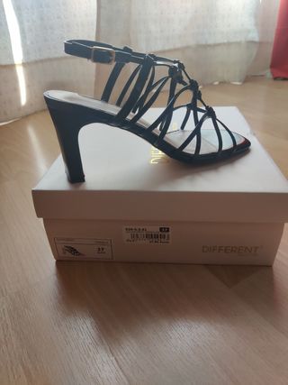 Sandalias tacón mujer