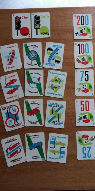 GIOCO DI CARTE STORICO "MILLE BORNES"