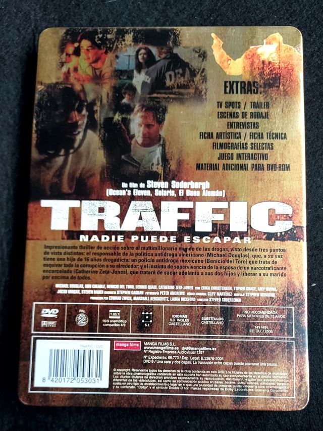 Traffic caja metalica DVD