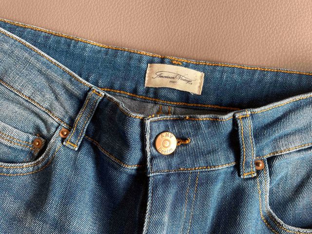 Pantaloni blu AMERICAN VINTAGE