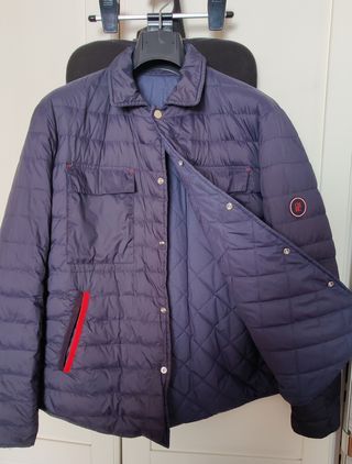 Chaqueta Carolina Herrera reversible azul Talla L