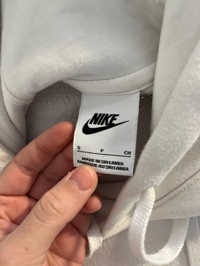 Sudadera nike blanca