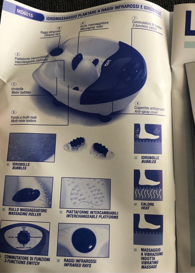 Idromassaggio plantare