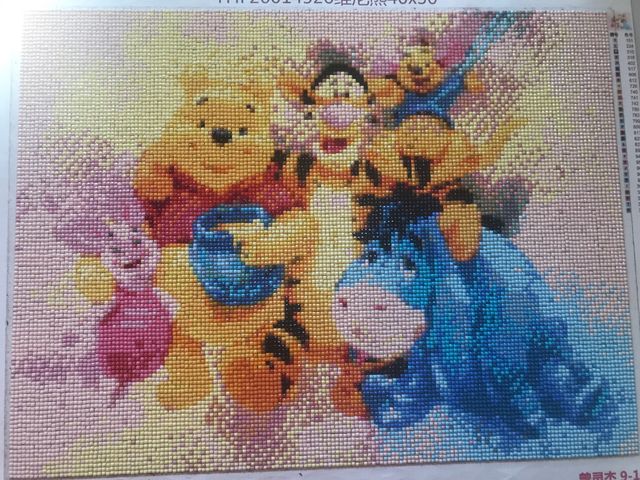 Cuadro diamante 5D Winnie The Pooh