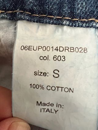 Peto vaquero azul 