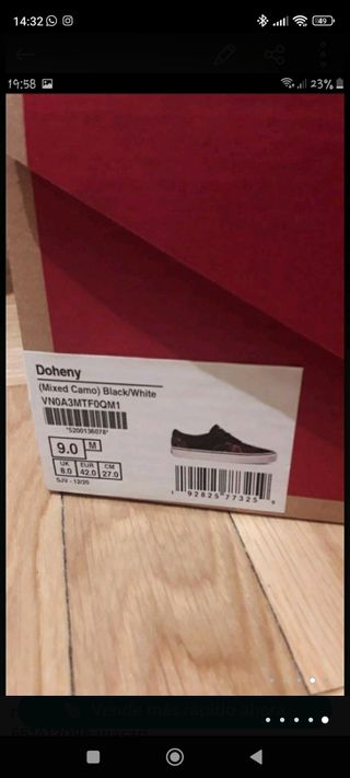 VANS "CAMO" ORIGINALES