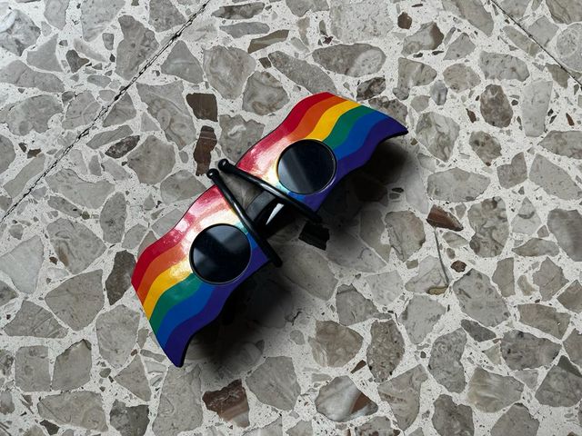 Occhiali da sole multicolore