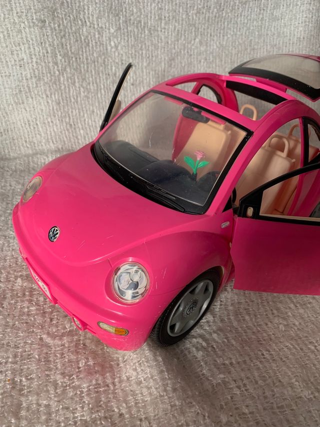 BARBIE, KEN y hermana con COCHE, MOTO Y BICICLETA