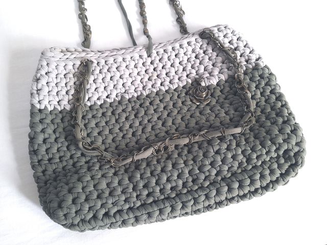 Bolso artesanal trenzado