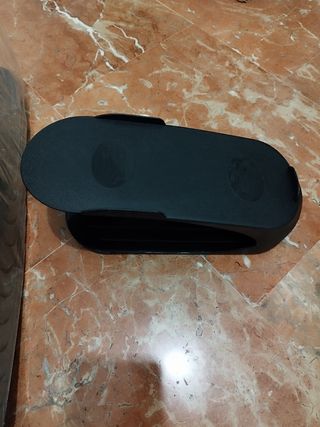 Zapatero apilable, varios paquetes, negro y gris