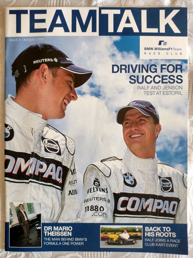 BMW WILLIAMS F1 TEAM RACE CLUB Magazine Rivista