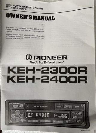 Radio cassette Pioneer