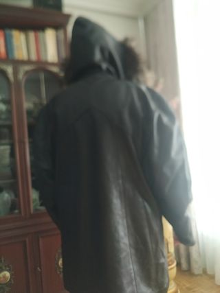 Chaquetón de cuero
