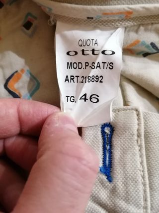 Pantaloni Uomo Quota Otto tg 46 - Panna