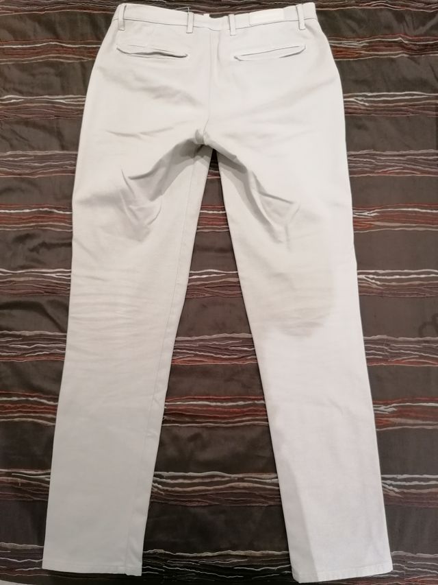 Pantaloni Uomo Quota Otto tg 46 - Panna