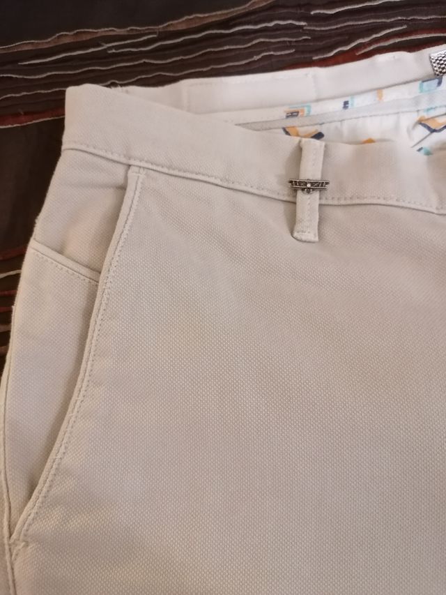 Pantaloni Uomo Quota Otto tg 46 - Panna